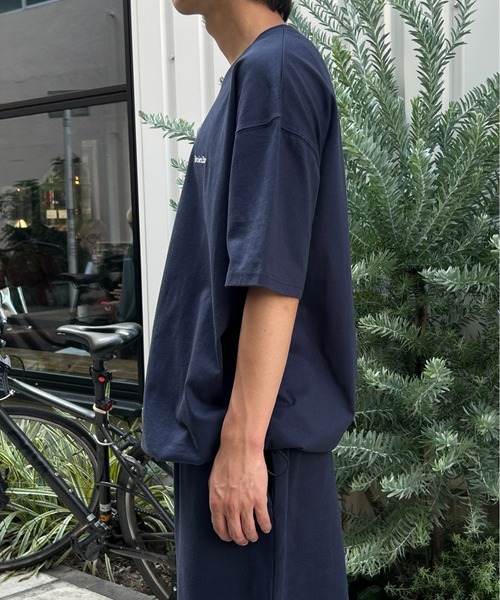 BROKEN BASE(ブロークンベース)の「ステッチロゴ T-shirt setup(Tシャツ/カットソー・メンズ・ブラック系/ネイビー/オフホワイト・LARGE/MEDIUM)」の18枚目の写真