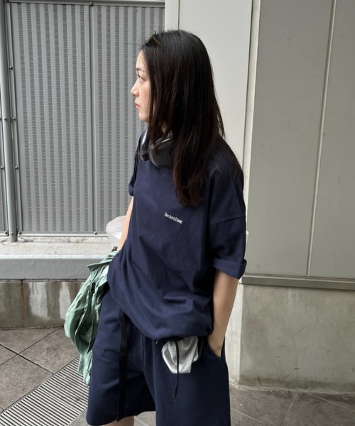 BROKEN BASE(ブロークンベース)の「ステッチロゴ T-shirt setup(Tシャツ/カットソー・メンズ・ブラック系/ネイビー/オフホワイト・LARGE/MEDIUM)」の5枚目の写真
