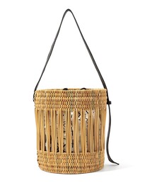 バッグ KECH LeS ESSENTIELS RAFFIA LEATHER FLAP セール】KECH LeS ESSENTIELS RAFFIA LEATHER FLAP MINI KBG