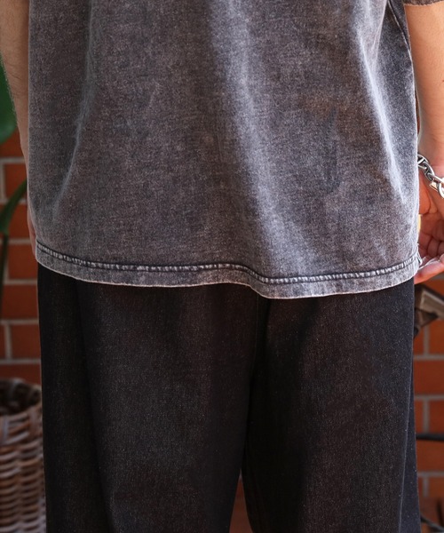 ８(eight)（エイト）の「グランジ加工刺繍Tシャツ（Tシャツ/カットソー・メンズ・ブラック系その他/ホワイト系その他/アイボリー/スミクロ・MEDIUM/LARGE）」の12枚目の写真