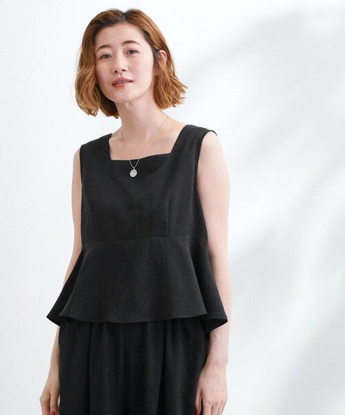 grove（グローブ）の「1枚でお洒落見え ストライプドッキングサロペット（サロペット/オーバーオール・レディース・ブラック/ライトグレー系2・03/02/04/01/05）」の18枚目の写真