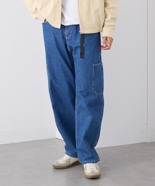 Gramicci(グラミチ)の「【GRAMICCI】ROCK SLIDE DENIM PANT(デニムパンツ・メンズ・インディゴブルー/ライトブルー・XL/L/M)」の2枚目の写真