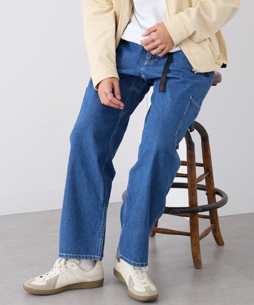 Gramicci(グラミチ)の「【GRAMICCI】ROCK SLIDE DENIM PANT(デニムパンツ・メンズ・インディゴブルー/ライトブルー・XL/L/M)」の3枚目の写真