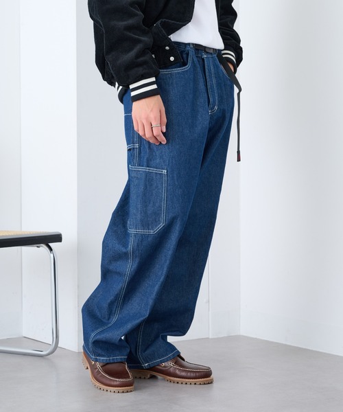 Gramicci(グラミチ)の「【GRAMICCI】ROCK SLIDE DENIM PANT(デニムパンツ・メンズ・インディゴブルー/ライトブルー・XL/L/M)」の18枚目の写真