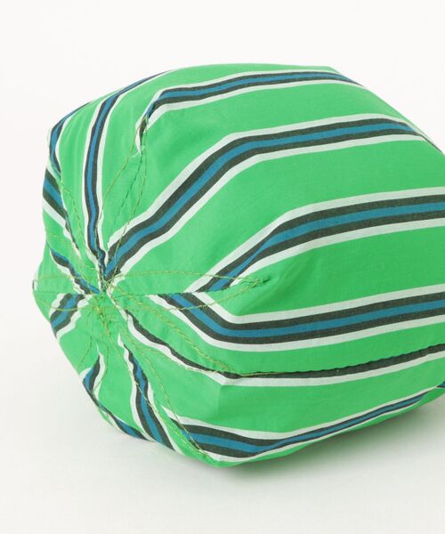 PUEBCO（プエブコ）の「SHIRT FABRIC DRAWSTRING BAG　Green Stripe（ハンドバッグ・メンズ・グリーン系その他・ONE SIZE）」の8枚目の写真