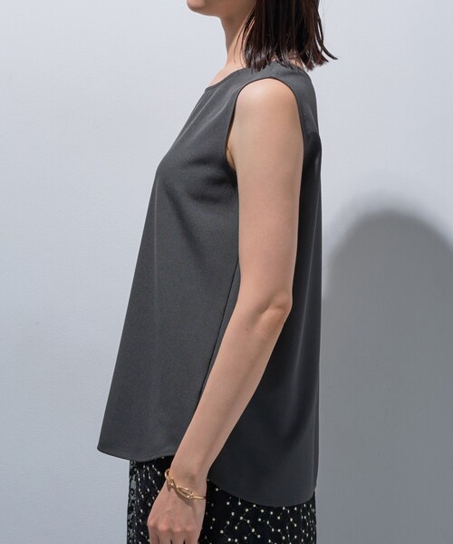 tシャツ 「接触冷感／UVケア／SETUP可能」エアリージョーゼット ノースリーブトップス レディース 接触冷感／UVケア／SETUP可能】エアリージョーゼット
