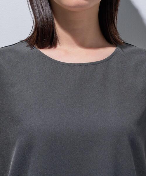 INDIVI（インディヴィ）の「【インナーとしても活躍！／SETUP可能】ジョーゼット ノースリーブトップス（Tシャツ/カットソー・レディース・ホワイト/ブラック/ダークグレー・13/05/38/34/15 ）」の20枚目の写真