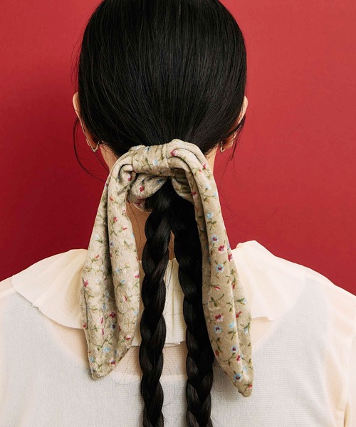 fig London(フィグロンドン)の「Elise chouchou(シュシュ・レディース・ブラック/ベージュ・FREE)」の20枚目の写真