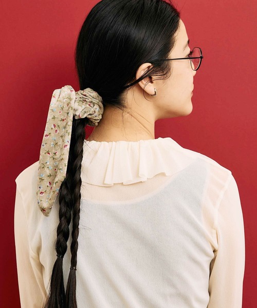 fig London(フィグロンドン)の「Elise chouchou(シュシュ・レディース・ブラック/ベージュ・FREE)」の22枚目の写真