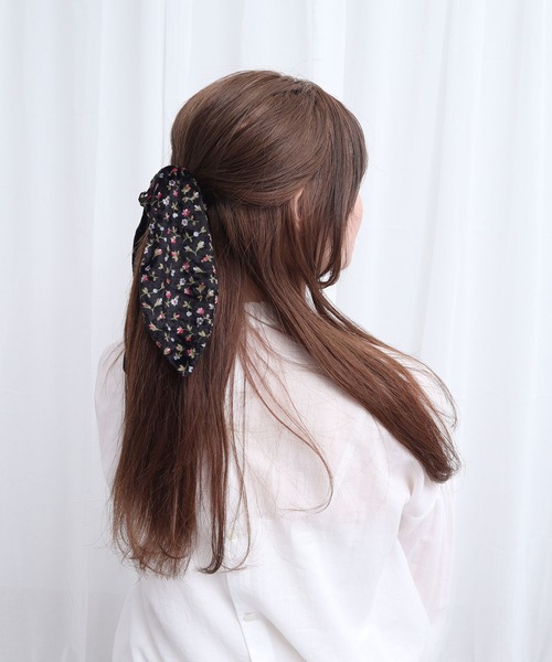 fig London(フィグロンドン)の「Elise chouchou(シュシュ・レディース・ブラック/ベージュ・FREE)」の11枚目の写真