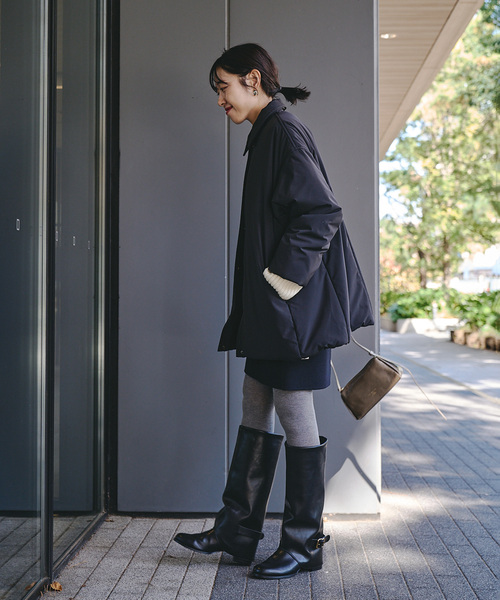 LE TALON（ルタロン）の「《追加2》5cmワイドシャフトカバーブーツ（ブーツ・レディース・ブラック×ブラック/ブラウン系その他・SMALL/MEDIUM/LARGE/X-LARGE）」の4枚目の写真