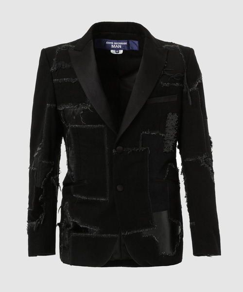 ジュンヤワタナベ　パッチワーク テーラードジャケット CDG JUNYA WATANABE MAN(ジュンヤワタナベコムデギャルソンマン