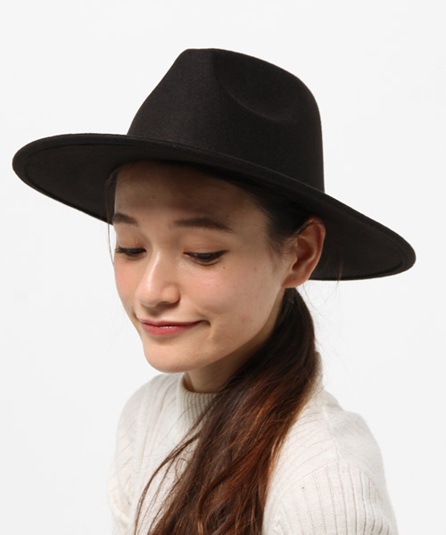 Kastane（カスタネ）の「中折れHAT（ハット・レディース・ブラック/ベージュ/ネイビー/カーキ/グレー・FREE）」の6枚目の写真