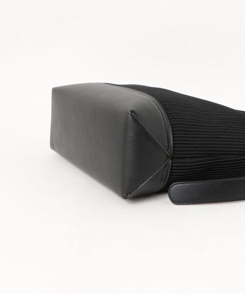 Jewelna Rose（ジュエルナローズ）の「JEWELNA by Jewelna Rose ニットトートバッグ A4 16283（トートバッグ・レディース・グレー/ブラック/アイボリー・FREE）」の8枚目の写真