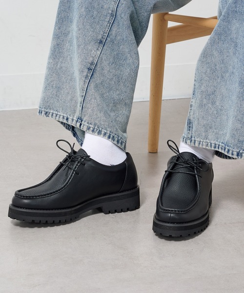HAUS(ハウス)の「【HAUS】CHUNKY SOLE TYROLEAN SHOES チャンキーソール厚底チロリアンシューズ(モカシン/デッキシューズ・メンズ・ブラック系1/ブラック系その他2・S/M/L/LL)」の9枚目の写真