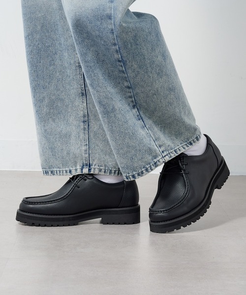 HAUS(ハウス)の「【HAUS】CHUNKY SOLE TYROLEAN SHOES チャンキーソール厚底チロリアンシューズ(モカシン/デッキシューズ・メンズ・ブラック系1/ブラック系その他2・S/M/L/LL)」の11枚目の写真