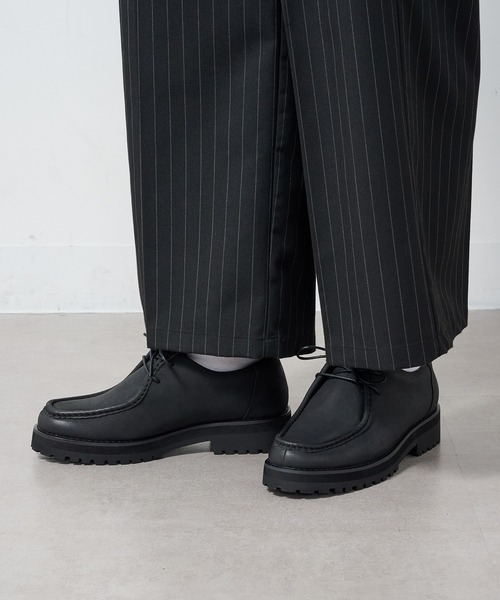 HAUS(ハウス)の「【HAUS】CHUNKY SOLE TYROLEAN SHOES チャンキーソール厚底チロリアンシューズ(モカシン/デッキシューズ・メンズ・ブラック系1/ブラック系その他2・S/M/L/LL)」の16枚目の写真