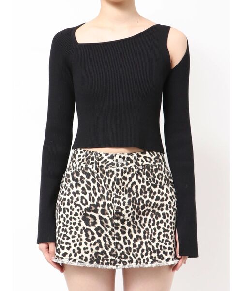 EMODA（エモダ）の「スキンラインニット（ニット/セーター・レディース・ピンク/ホワイト/ブラック/グレー・FREE）」の3枚目の写真