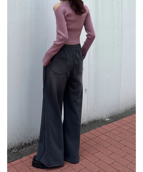 EMODA（エモダ）の「スキンラインニット（ニット/セーター・レディース・ピンク/ホワイト/ブラック/グレー・FREE）」の11枚目の写真