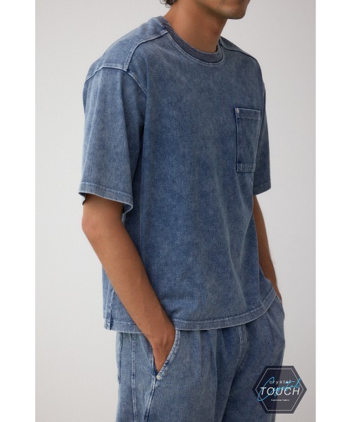 デニムトップス　トップスのみ セール】C/Tフェードデニムトップス（Tシャツ/カットソー）｜AZUL BY