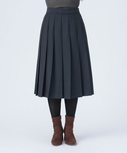 BEAMS HEART(ビームスハート)の「プリーツ ミディ スカート(スカート・レディース・グレー/ネイビー・FREE)」の11枚目の写真