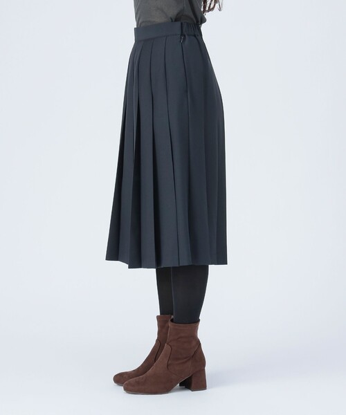BEAMS HEART(ビームスハート)の「プリーツ ミディ スカート(スカート・レディース・グレー/ネイビー・FREE)」の12枚目の写真