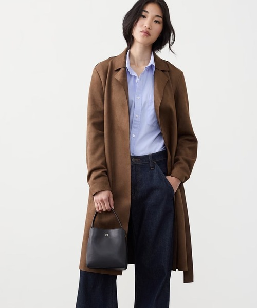 セール】BANANA REPUBLIC FACTORY STORE ヴィーガンスエード ロング