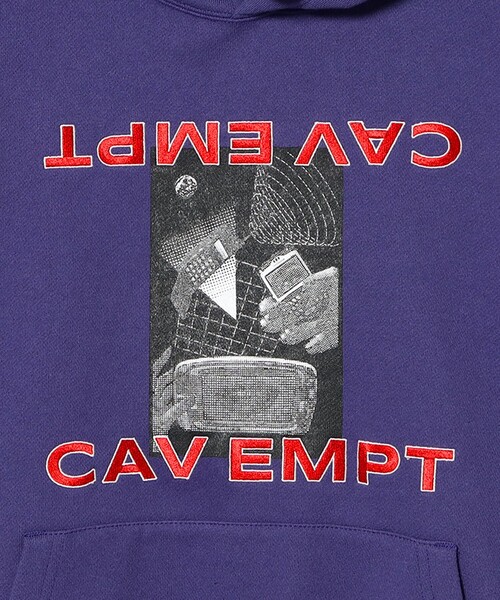 C.E(シーイー)の「C.E / FREQUENCY HOODY(スウェット・メンズ・パープル・X-LARGE/MEDIUM/LARGE)」の4枚目の写真