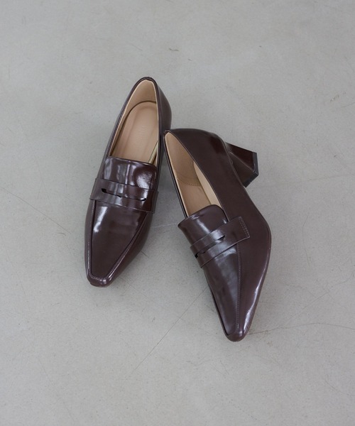 Andemiu（アンデミュウ）の「【抗菌/消臭/吸水/速乾/撥水】ヒールローファ576646（ローファー・レディース・ダークブラウン/ブラック/アイボリー・MEDIUM/LARGE）」の3枚目の写真