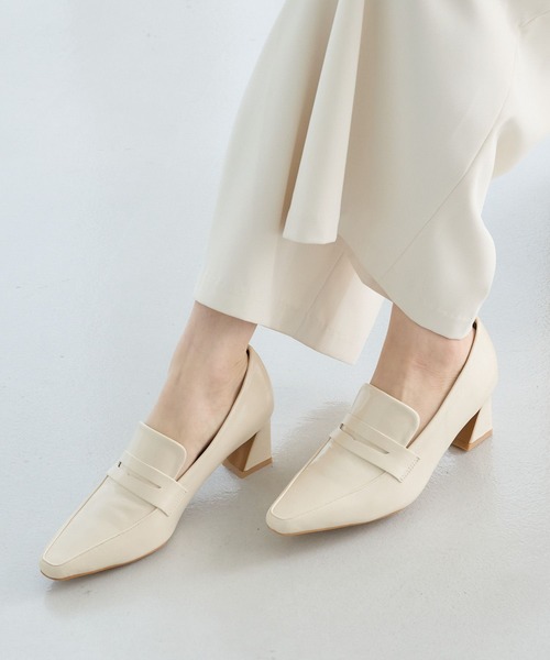 Andemiu（アンデミュウ）の「【抗菌/消臭/吸水/速乾/撥水】ヒールローファ576646（ローファー・レディース・ダークブラウン/ブラック/アイボリー・MEDIUM/LARGE）」の4枚目の写真