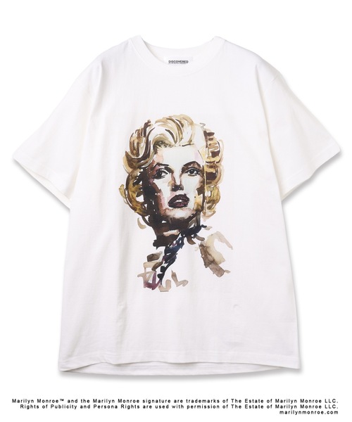 DISCOVERED（ディスカバード）の「MARILYN MONROE TEE (TAKESHI MASADA)（Tシャツ/カットソー・メンズ・ホワイト/ブラック・1/2/4/3）」の2枚目の写真