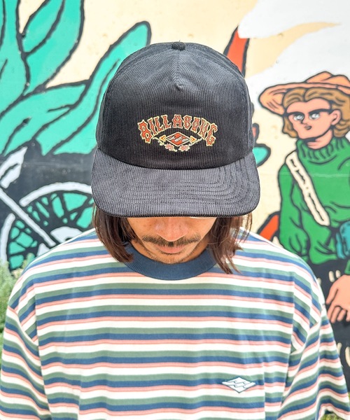 BILLABONG(ビラボン)の「BILLABONG メンズ 24A551512-HERITAGE S キャップ 【2025年秋冬モデル】/ビラボンロゴ5パネルコーデュロイキャップ(帽子)(キャップ・メンズ・ブラック/ブルー系その他・FREE)」の22枚目の写真