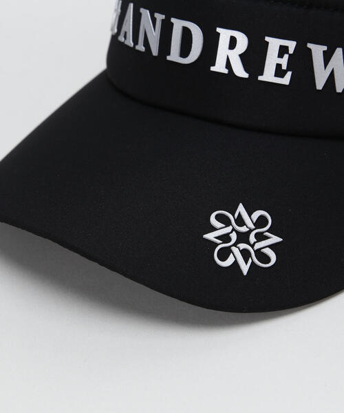 セール】【St ANDREWS】ツイルロゴバイザー（サンバイザー）｜St