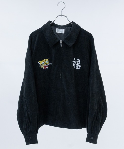 a】チェーン刺繍 コーデュロイベトジャン（スカジャン）｜JOHN'S