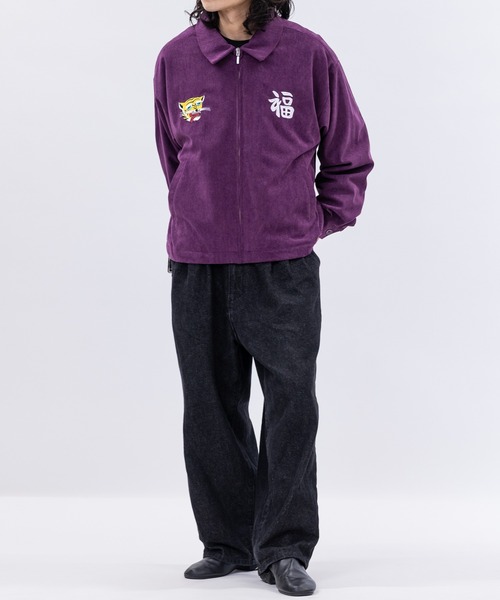 a】チェーン刺繍 コーデュロイベトジャン（スカジャン）｜JOHN'S