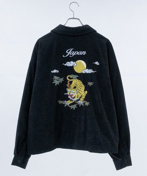 a】チェーン刺繍 コーデュロイベトジャン（スカジャン）｜JOHN'S