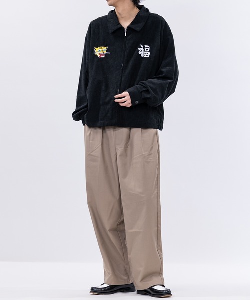 セール】【a】チェーン刺繍 コーデュロイベトジャン（スカジャン