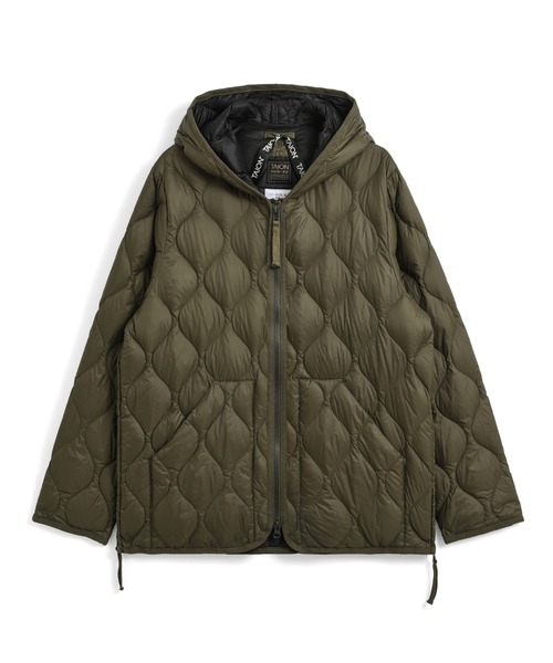 TAION(タイオン)】〈ユニセックス〉ミリタリー Wジップ ダウンパーカー