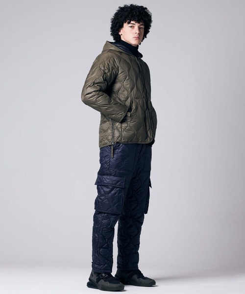 TAION(タイオン)】〈ユニセックス〉ミリタリー Wジップ ダウンパーカー