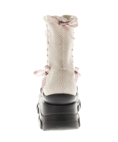 merry jenny(メリージェニー)の「ribbon ribbonニットブーツ(ブーツ・レディース・ブラック/ベージュ・LARGE/MEDIUM)」の9枚目の写真