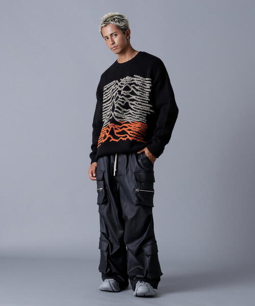 DANKE SCHON(ダンケシェーン)の「DankeSchon/ダンケシェーン/TCKNIT PATTERN(ニット/セーター・メンズ・チャコールグレー/ベージュ/ブラック/グレー・M/L)」の7枚目の写真