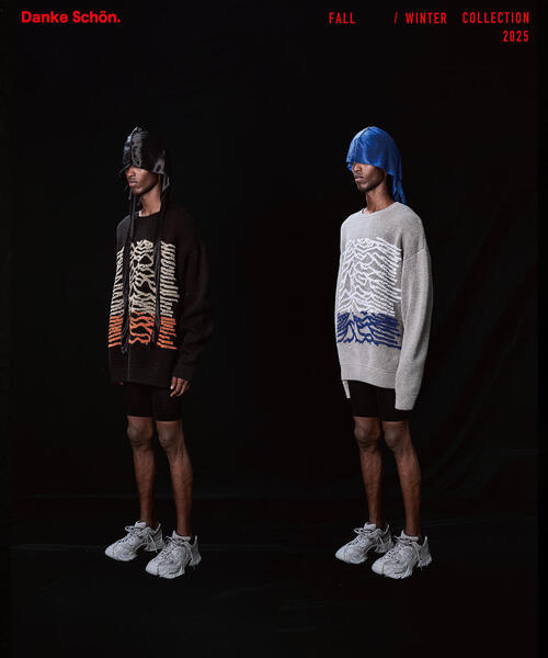 DANKE SCHON(ダンケシェーン)の「DankeSchon/ダンケシェーン/TCKNIT PATTERN(ニット/セーター・メンズ・チャコールグレー/ベージュ/ブラック/グレー・M/L)」の9枚目の写真