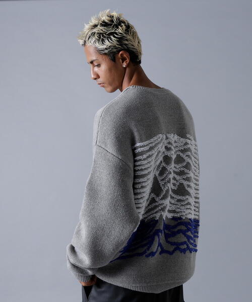 DANKE SCHON(ダンケシェーン)の「DankeSchon/ダンケシェーン/TCKNIT PATTERN(ニット/セーター・メンズ・チャコールグレー/ベージュ/ブラック/グレー・M/L)」の13枚目の写真