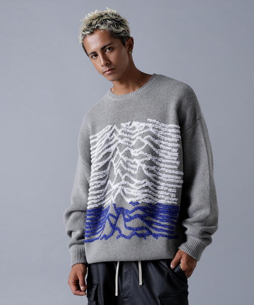 DANKE SCHON(ダンケシェーン)の「DankeSchon/ダンケシェーン/TCKNIT PATTERN(ニット/セーター・メンズ・チャコールグレー/ベージュ/ブラック/グレー・M/L)」の3枚目の写真