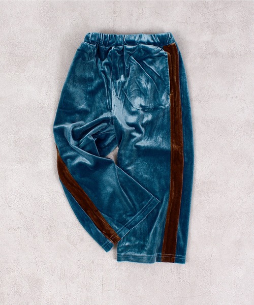 Ocean&Ground（オーシャン&グラウンド）の「ベロアラインパンツ（その他パンツ・キッズ・ネイビー/ブラウン/ターコイズブルー/ブラック・90/100/110/120/130/140）」の4枚目の写真