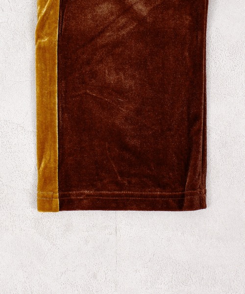 Ocean&Ground（オーシャン&グラウンド）の「ベロアラインパンツ（その他パンツ・キッズ・ネイビー/ブラウン/ターコイズブルー/ブラック・90/100/110/120/130/140）」の8枚目の写真