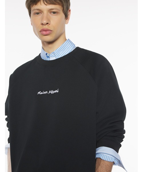 国内発送☆MAISON KITSUNE☆EMBROIDERY OVERSIZE SWEAT CRAFTED DAISY OVERSIZE HOODIE | Maison Kitsuné