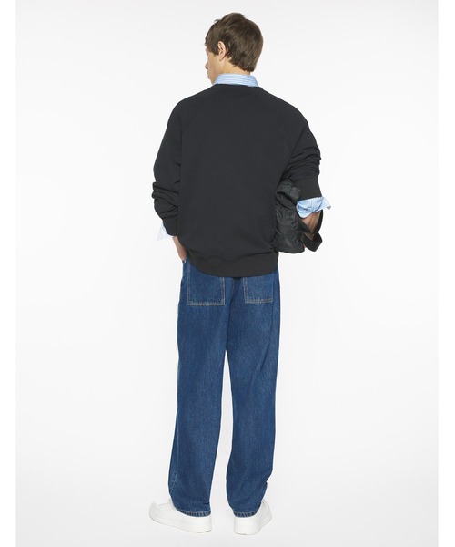 MAISON KITSUNE LINE HANDWRITING OVERSIZE SWEATSHIRT