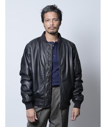 AMPLIATE(AvA[e)Light-weight MA-1 Blouson(MA-1)