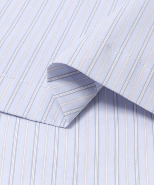 SENSE OF PLACE by URBAN RESEARCH（センスオブプレイスバイアーバンリサーチ）の「ストライプフーディールーズシャツ（シャツ/ブラウス・メンズ・ブルー/ホワイト・MEDIUM/LARGE）」の8枚目の写真